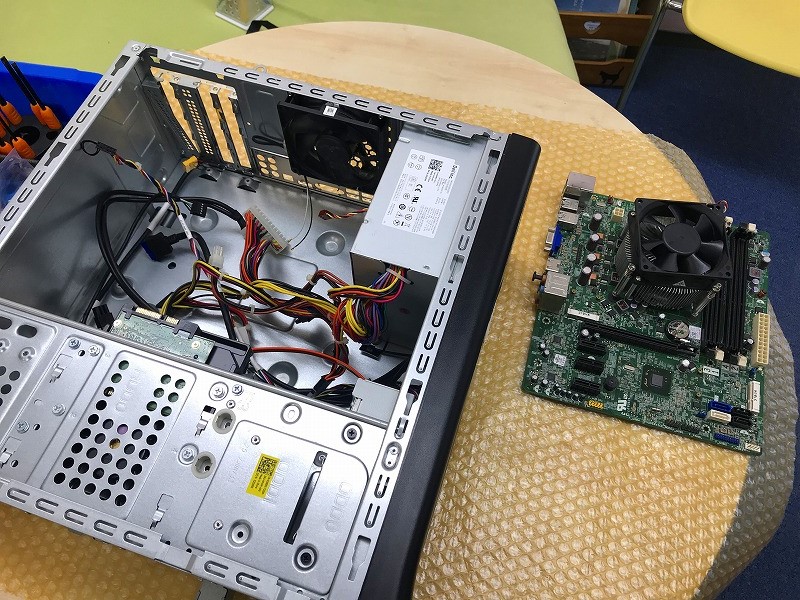 Dellデスクトップパソコンマザーボード交換修理 パソコン救助隊